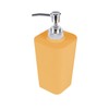 Douceur d'Intérieur SOAP Dispenser, Ochre, 7.3 x 7.3 x 18