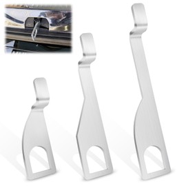 Set of 3 Stainless Steel Tailgate Stands 10/15/20 cm, Tailgate Stand for VW T4 T5 T6 Multivan, California, Camping, Bus, Car Tailgate Stand, Tailgate Mount