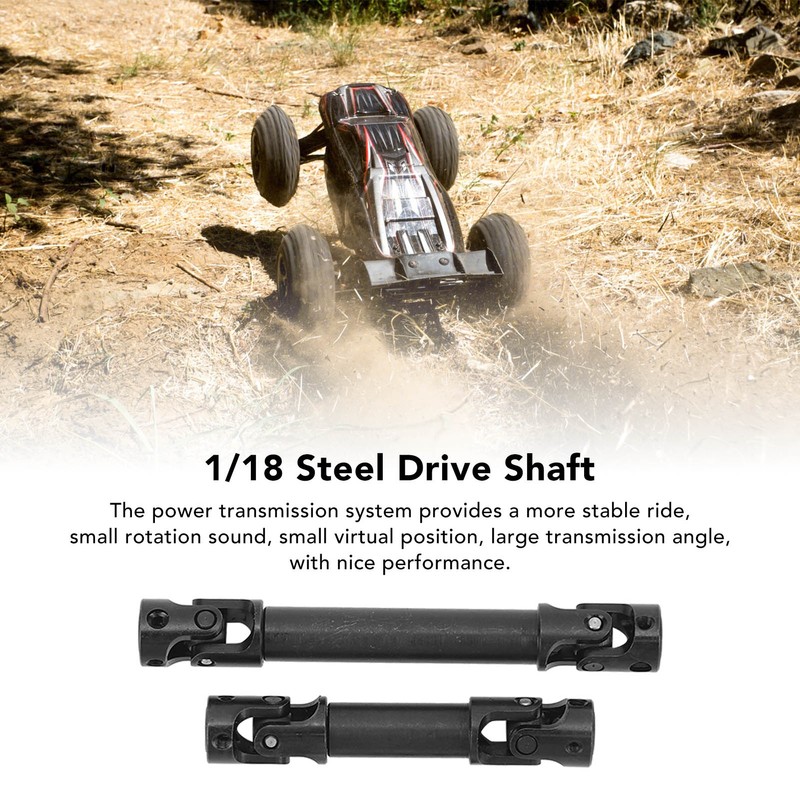 1/18 RC Longitudinal Drive Shaft Lightweight Easy To Disassemble Steel