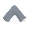 Rohi Grey V Shaped Pillowcase – Soft & Breathable V