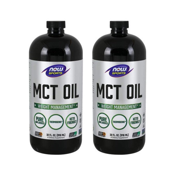 Now Foods MCT Oil, 32 Ounce (Pack Of 2) (packaging may vary)