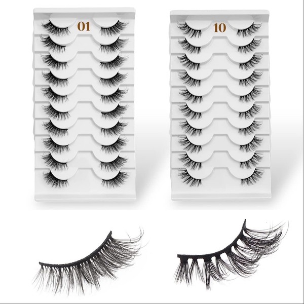 CB Value Pack 20 Pairs/ 2 Trays 3D Fluffy Half