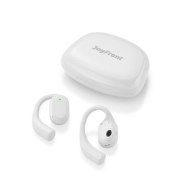 JOYFRONT Open-Ear Headphones: 40H Playtime, ENC Noise Cancellation, IPX5 Waterproof, HD Stereo Sound. Ultra-Light Ergonomic Design for All-Day Comfort in Workouts/Office.