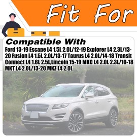 LEVANLIGHT 6F35 Automatic Transmission Filter Oil Pan Gasket Kit Compatible for Lincoln MKC MKT MKZ,Ford Escape Explorer Fusion Taurus Transit Connect Replace# BB5Z7A098E BB5Z7A098D