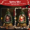 Christmas Snow Globe Lantern, Lighted Water Glittering Lantern, Christmas Festival