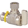 Viega 2842.4ZL Chrome-Plated Steel PEX Angled Stop Valve, 1/2" x