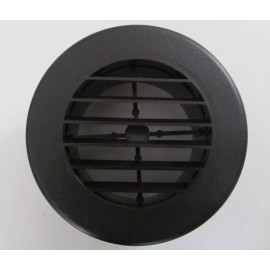 Unbranded RV 4" Duct Rotaire Swivel Circle RV Heat Vent Furnace Plastic Black Trailer