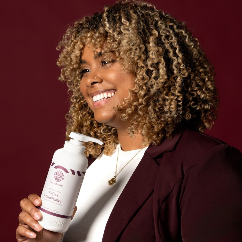 Clever Curl Fragrance Free Rich Conditioner 450ml