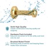 sourcing map 4pcs Wall Hook Copper Wall Mounted 1.8 Inch