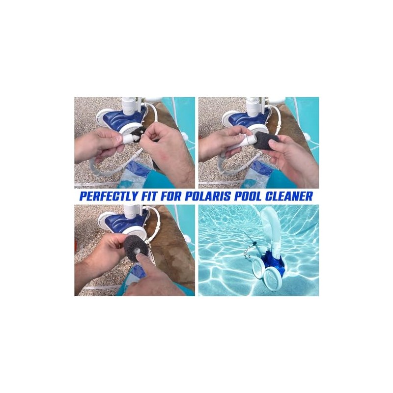 Polaris Pool Cleaner 12 Pack Replacement Sweep Hose Scrubbers