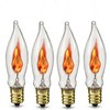 The Dreidel Company Electric Menorah Bulbs- 9 Flickering Flame Shaped