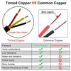 22AWG UL2464 Power Cable Stranded Electrical Wire LED Red &