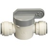John Guest Grey Acetal Shut Off Valve Connection 1/2 inch
