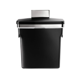 simplehuman 10 Liter / 2.6 Gallon In-Cabinet Trash Can Heavy-Duty Steel Frame, Black