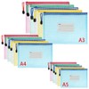 Vicloon Document Bag A3 + A4 + A5, 15 Pieces