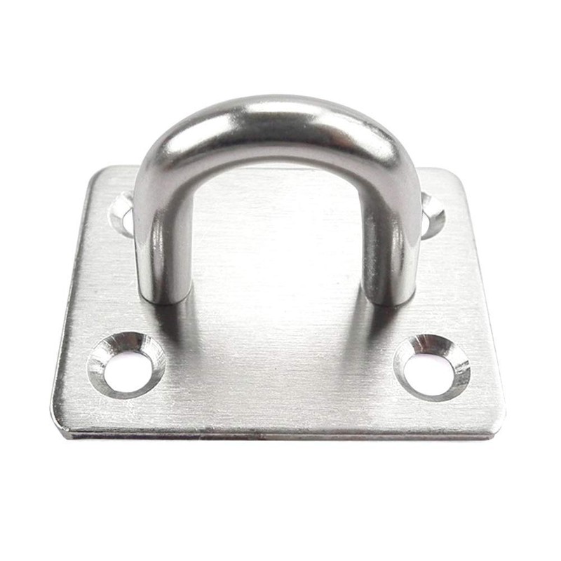 Heavy Duty Pad Eye Plate Staple Ring Hook Loop U-Shaped