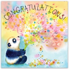 Twizler Congratulations Card with Panda –Congratulations On Passing Your Exams Card –Congratulations New Job Card –Congratulations New Baby Card –Congratulations Card Pregnancy –Congratulations Gifts