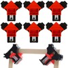 Winkelspanner,6pcs Eckenspanner Set,Eckspanner für Brettstärken,Positionierwinkel Eckenspanner,Winkelzwinge für Holzarbeiten,Engineering,Fotorahmen