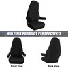 SAPUBK Custom-Fit Front Seat Covers with Back Pocket Replace for