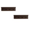 XAOMLP Entrance Coat Rack ，Coat Hooks, Wall-Mounted Wooden Hook Rack,