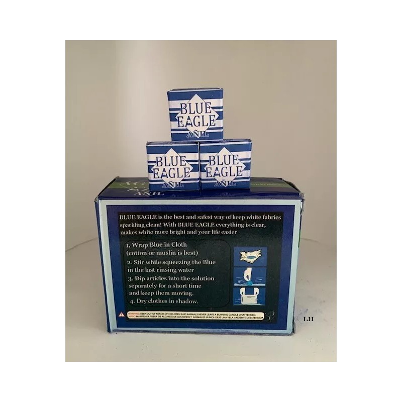 Blue Eagle Squares (Añil). - 6 squares