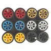 6 Set 1/64 Wheels and Tires Set, 1 64 Scale
