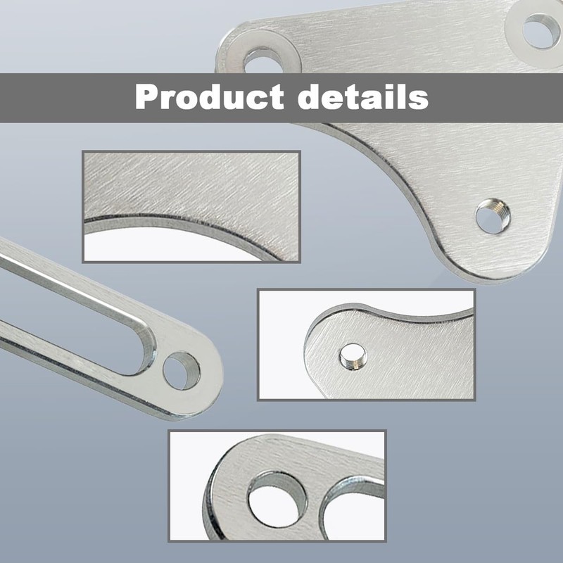 551353 LS Idler Pulley Relocation Bracket Compatible with LS1 Intake