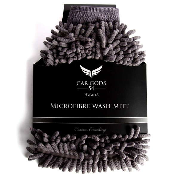Car Gods Microfibre Wash Mitt Cleaning Glove Soft Noodle Washing
