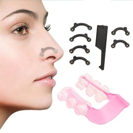 Clip moldeador para levantar la nariz, Nose Up Lifting Shaper Clip, perfiladores de nariz, Kit de Belleza alisadora Fashion para Nose, Nose Lifter,...