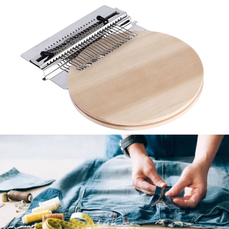21 Hooks Darning Loom with Needles Household Loom Kit Small