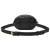 TJEtrade - Riñonera de piel impermeable para mujer, Negro, Una