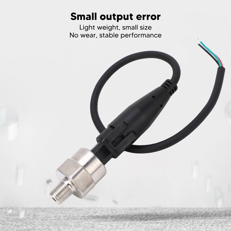 Pressure Transducer Stainless Steel 1/8in 27NPT Thread 100PSI Pressure Probe