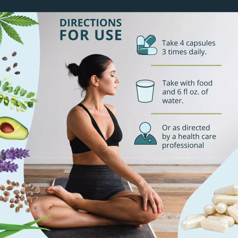 Equilib All Natural Supplement Capsules Enhanced with Methyl Folate, 228