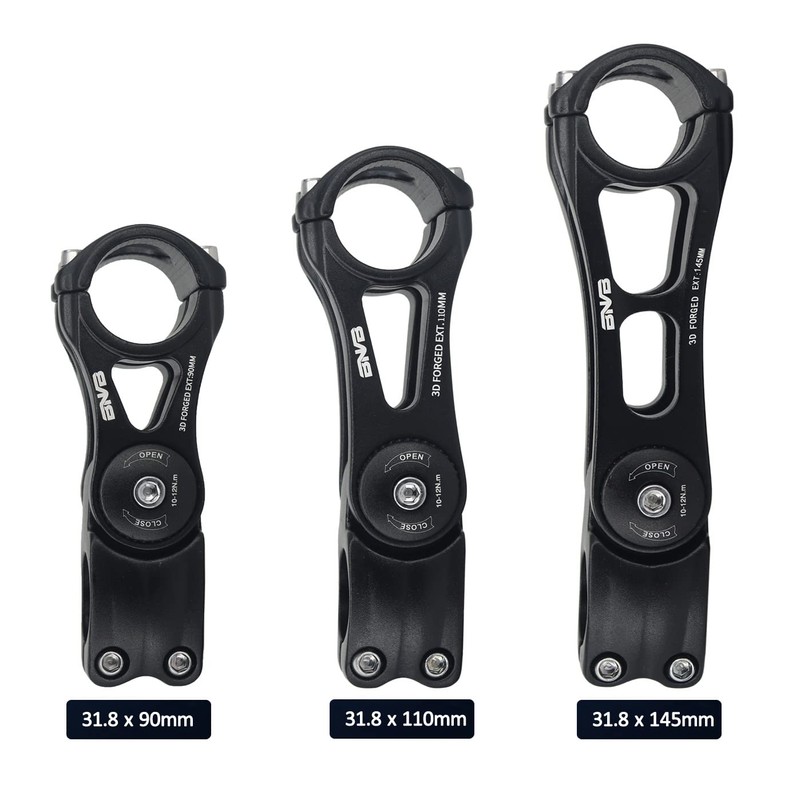 PLATTBK Bicycle Stem Adjustable Handlebar Riser Extension 31.8 mm ±