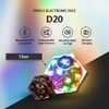 Pixels Electronic Dice - D20 (Clear) - RGB Polyhedral Dice,