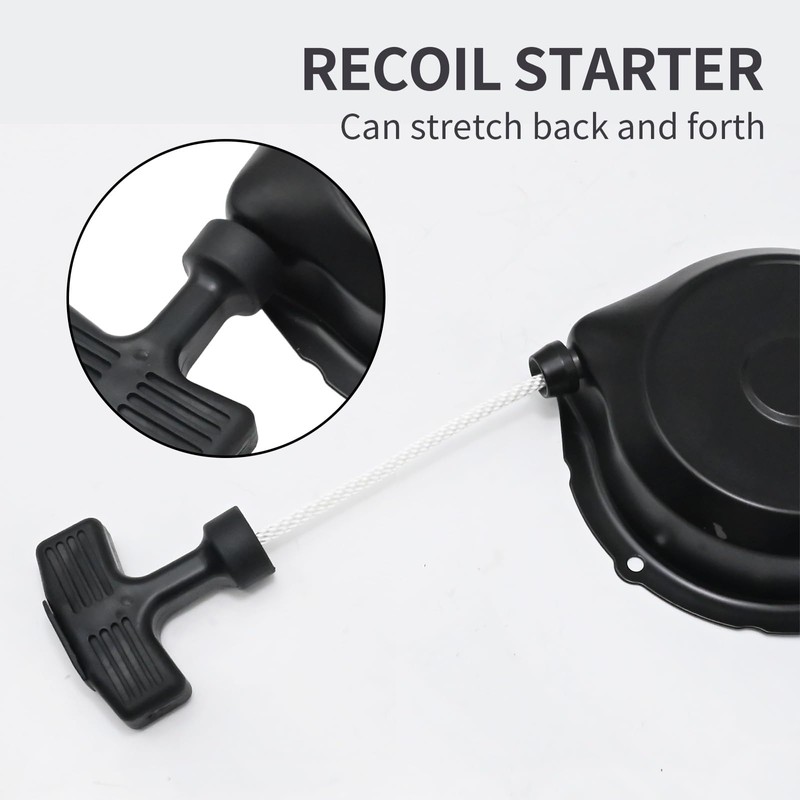 CADUFUELLY 5UH-15710-00-00 Recoil Starter Pull Start Assembly, Replacement for Yamaha