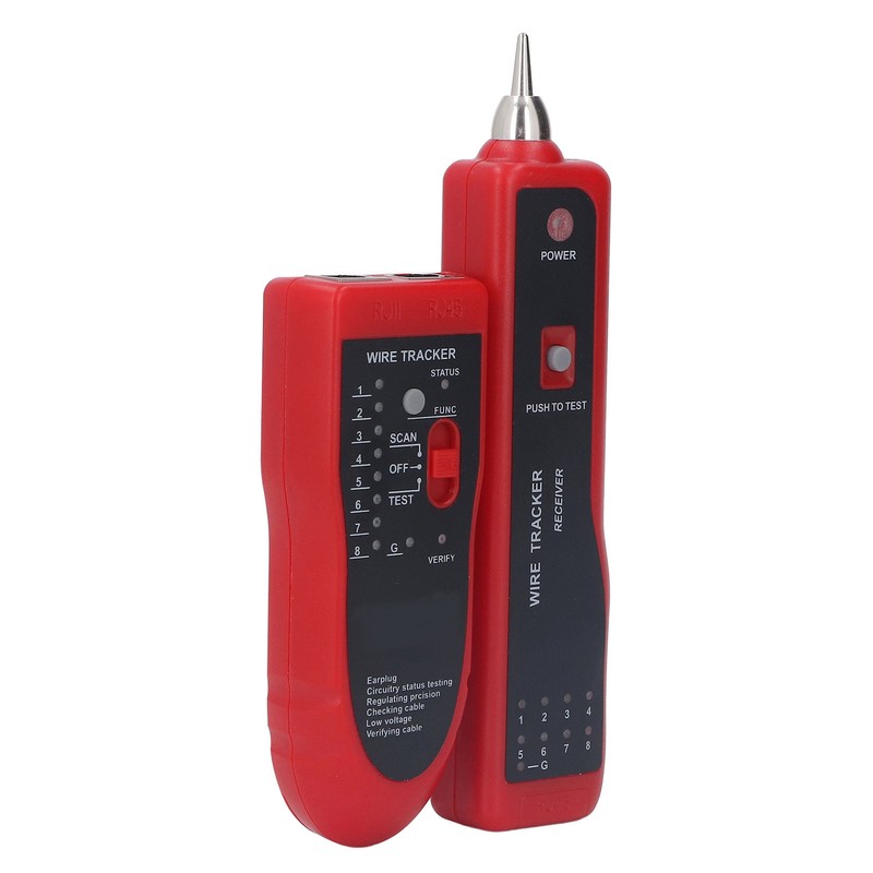 Wire Tracer Receiver Kit Network Cable Tester Line Finder for