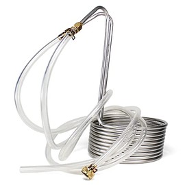 Northern Brewer - Silver Serpent Stainless Steel Immersion Wort Chiller