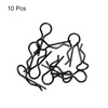 sourcing map 10pcs 30-Degree Angle RC Body Clips Bent Springy