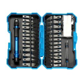 Precision Craft, Hobby, and Exacto Knife Set for Artistic, Scrapbooking, Stencil, Architectural Modeling, Woodworking, and Leatherworking projects - Perfect for Precision Cutting (29pcs)