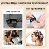 Shampoo Con Tinte Hair Dye Natural Jengibre Para Cubre Canas