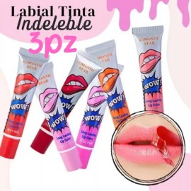 Universo en Linea Trio Labial Tinta Indeleble Larga Duración Lip Gloss F