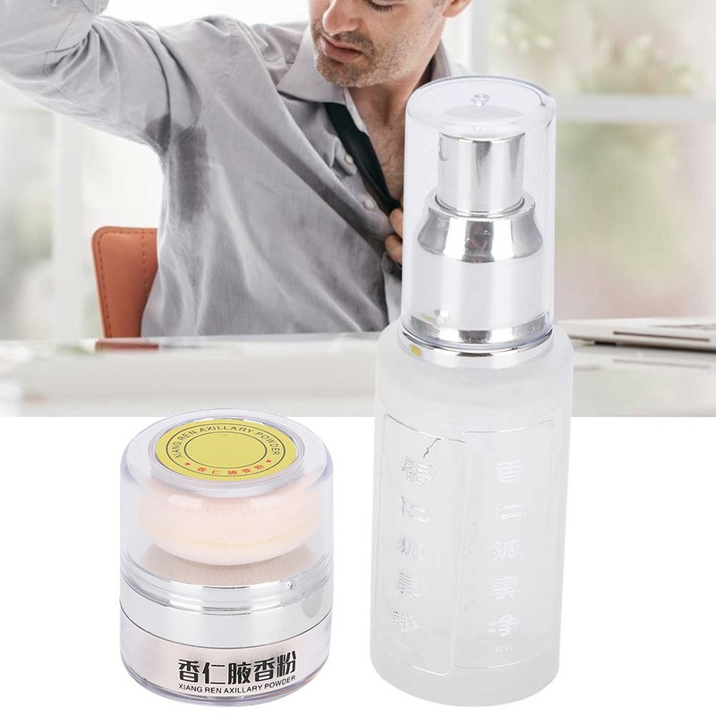 Body Deodorant Spray Powder Antiperspirant Water Underarms Body Bad Odor