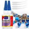 BOTTRONY Super Glue for Glass, 2 Pack Instant Drying Glass