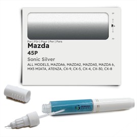Genuine Colors Touch Up Pen Sonic Silver 45P for Mazda Silver MAZDA6 MAZDA2 MAZDA3 6 MX5 Miata ATENZA CX-9 CX-5 CX-4 CX-30 CX-8