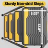 Urackify 4 Step Ladder, Heavy-Duty 800lb Capacity, Wide Anti-Slip Steps