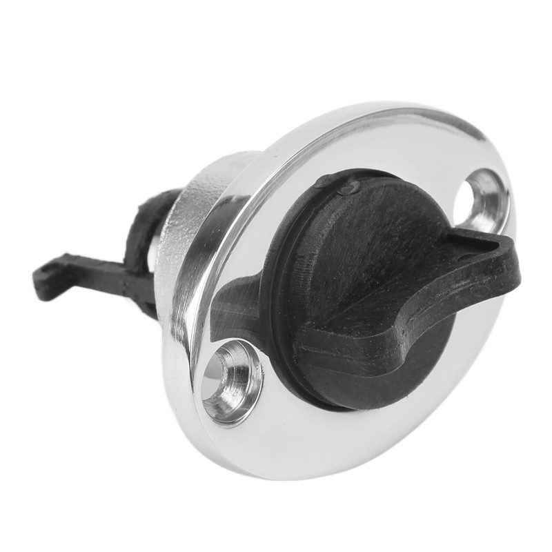 2pcs 316 Stainless Steel Marine Drain Plug Oval Garboard Transom