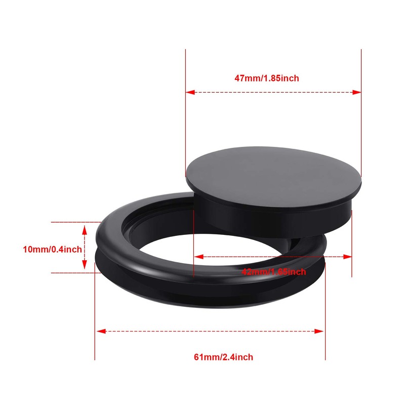 Maitys 4 Pieces Silicone Patio Table Umbrella Hole Ring Plug