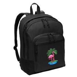 Broad Bay Pink Flamingo Backpack CLASSIC Style Flamingos Backpack Laptop Sleeve