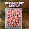 15mm Printed Silicone Beads - 10pc:_Smiley